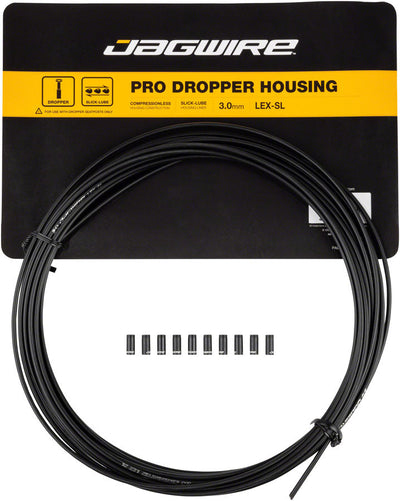 Jagwire 3mm Pro Dropper Housing - Slick-Lube Liner 10M Roll