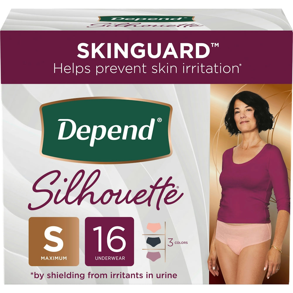 Depend Silhouette Ropa Interior de Máxima Absorbencia para Mujeres