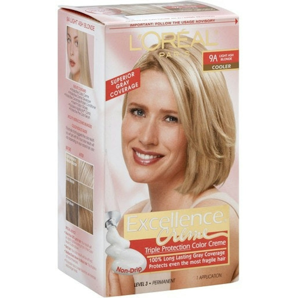 L'Oreal Paris Excellence Triple Protection Color Creme - Light Ash Blonde 9A