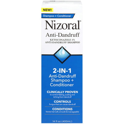 Nizoral 2-in-1 Anti-Dandruff Shampoo & Conditioner - 14 Fl Oz
