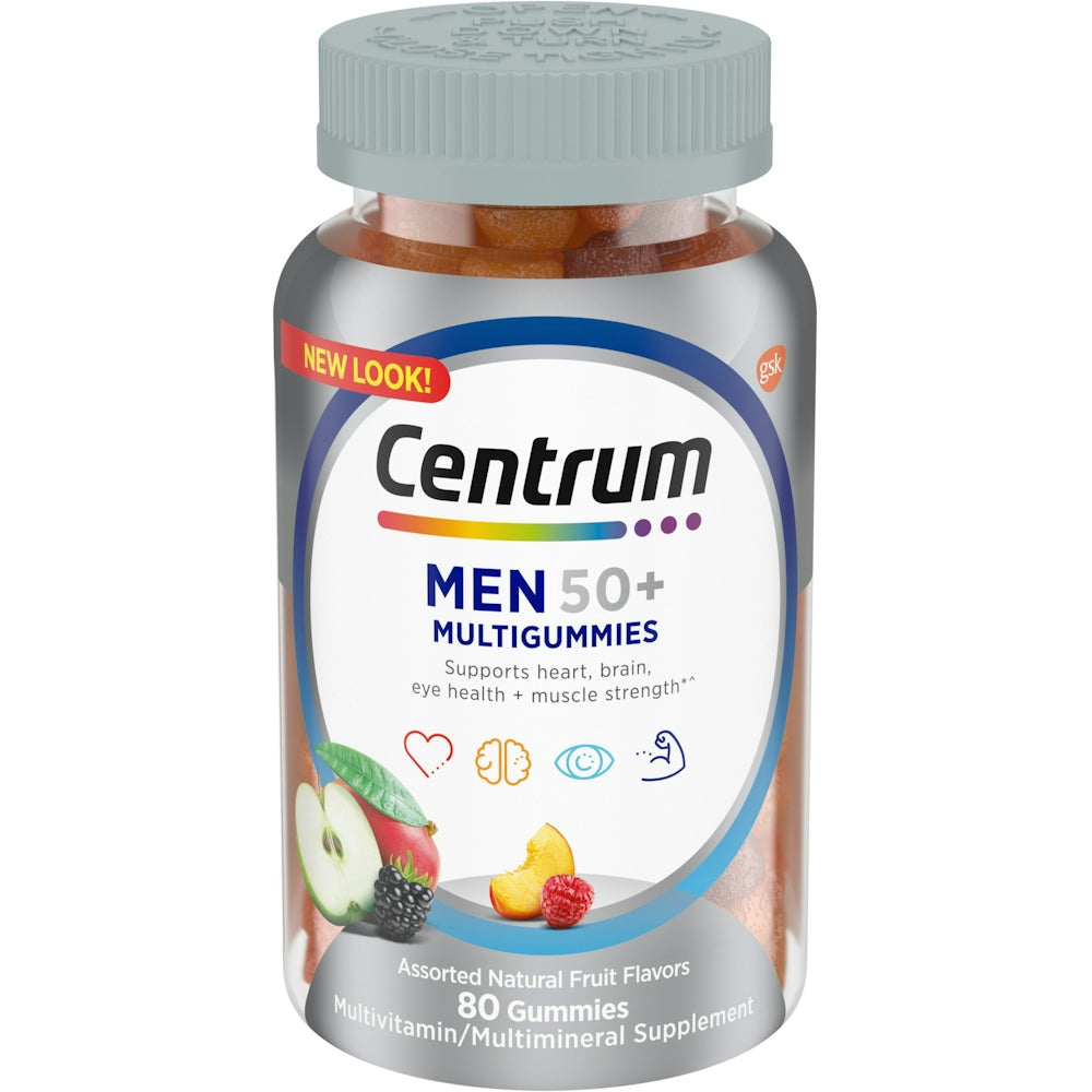 Centrum Hombres 50+ Gominolas Multivitamínicas - 80 Contenido