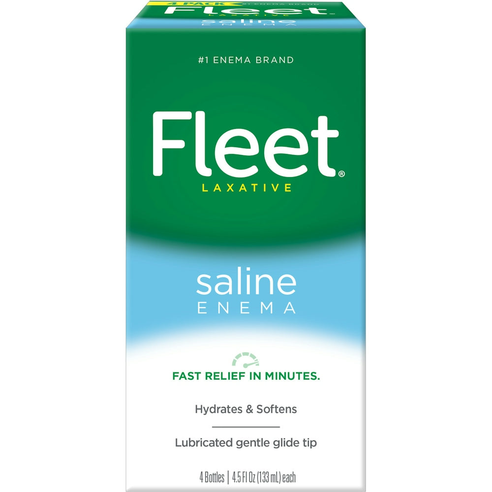 Fleet Saline Enema for Gentle Constipation Relief - 18 Fl Oz