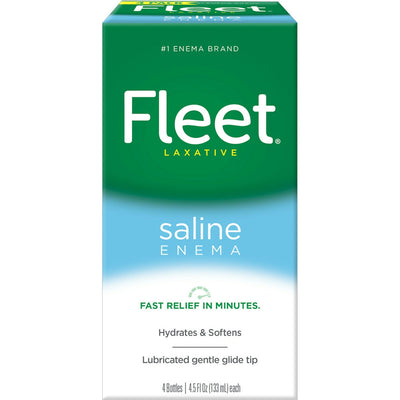 Fleet Saline Enema pour un soulagement doux de la constipation - 18 Fl Oz