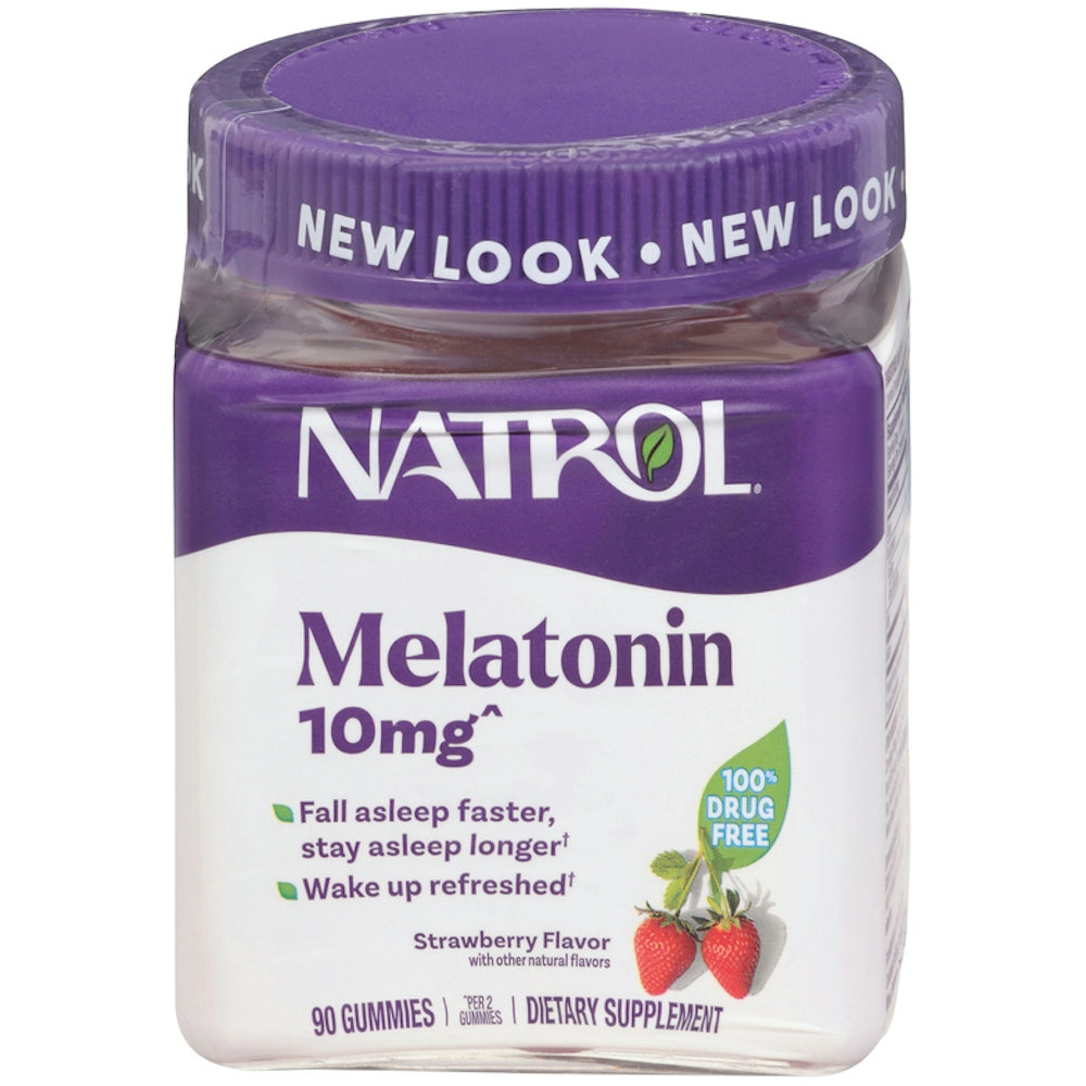 Natrol Melatonin Gummies, 10 Mg, Strawberry Flavor