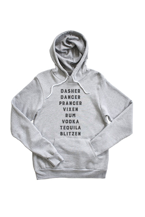 Reindeer & Drinks Unisex Hoodie - Korvel
