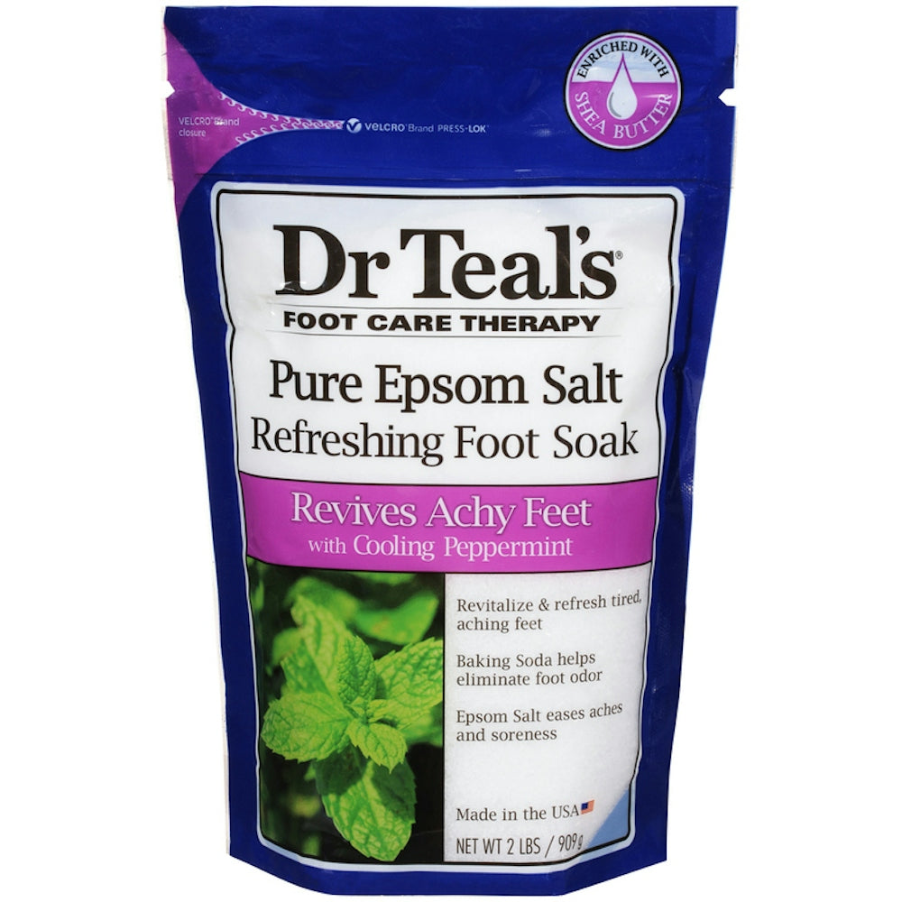 Bain de pieds rafraîchissant à la menthe poivrée de Dr Teal