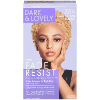 Dark and Lovely Fade Resist Hair Color - Light Golden Blonde 384