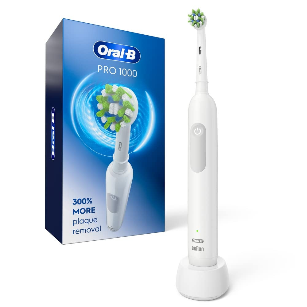 Brosse à dents électrique rechargeable Oral-B White Pro 1000 Power
