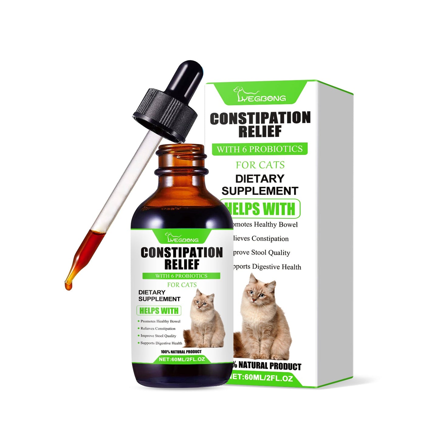 Premium Probiotic Drops for Cats - Enhance Digestive Health