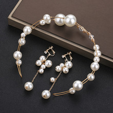 Bride Pearl Headwear Exquisite Handmade Beaded Jewelry - Korvel