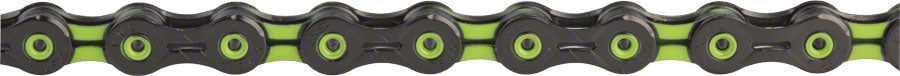 Cadena KMC DLC 11 - 11 Velocidades 118 Enlaces Negro/Verde