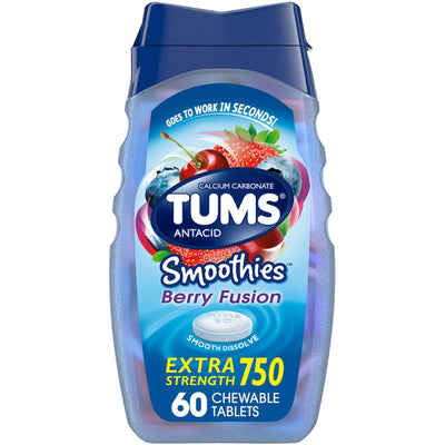 TUMS Smoothies Extra Strength Antacid – Berry Fusion