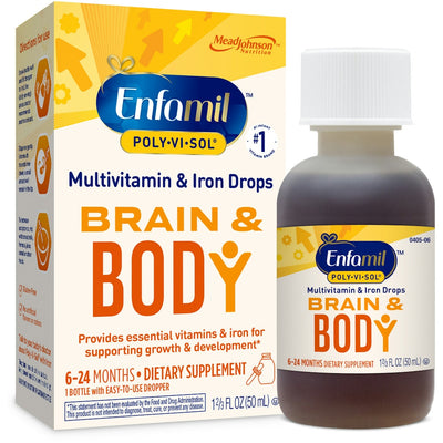 Gouttes multivitamines Enfamil Poly-Vi-Sol avec fer pour nourrissons et tout-petits