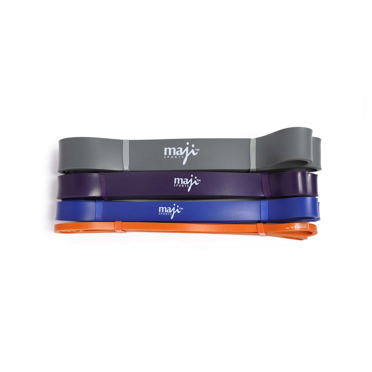 Maji Sports Pack de Cuatro Bandas de Resistencia para Entrenamiento de Cuerpo Completo