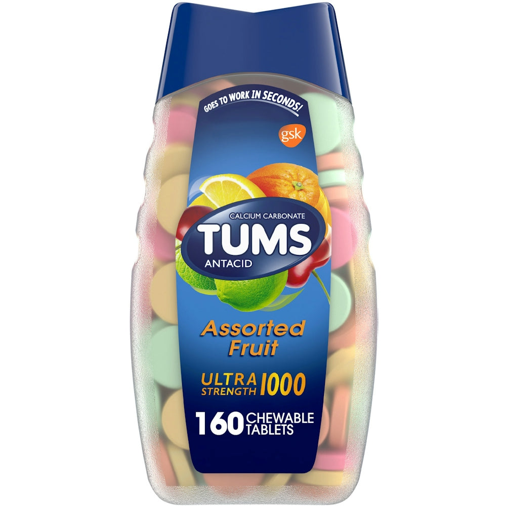 Tabletas masticables de antiácido Tums Ultra Strength – Frutas surtidas