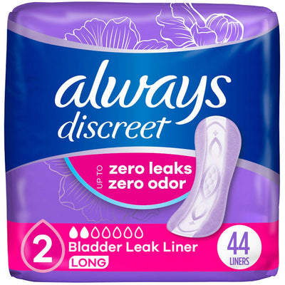 Always Discreet Very Light Absorbency Long Length Liners