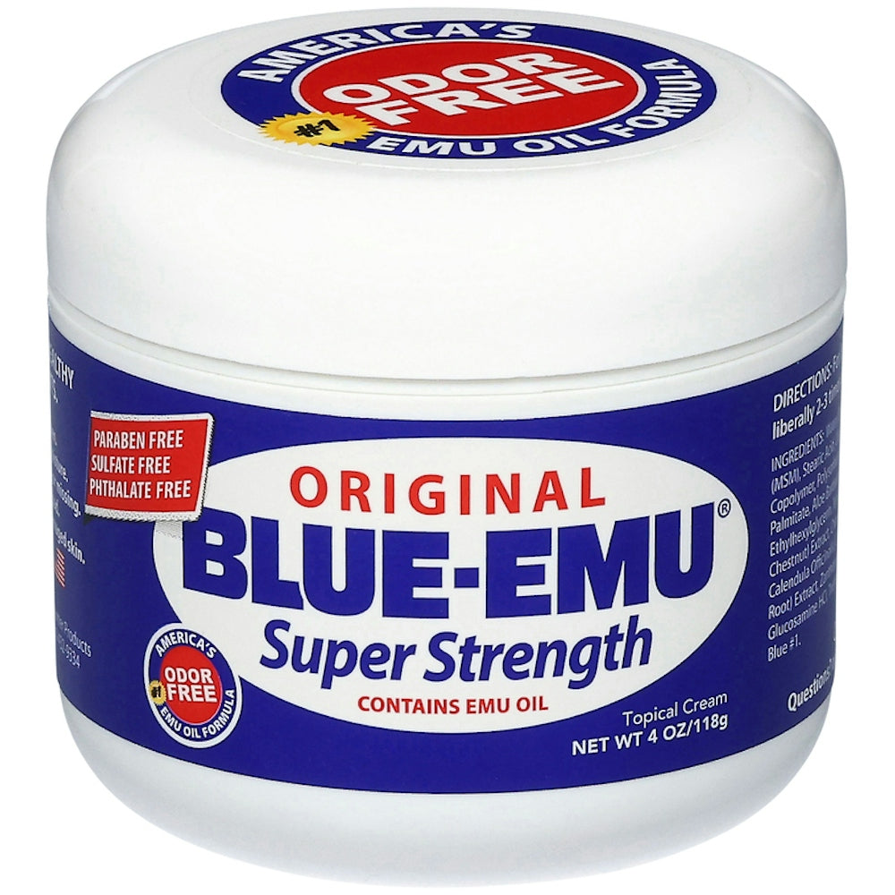 Blue-Emu Super Strength Topical Pain Relief Cream, 4 oz
