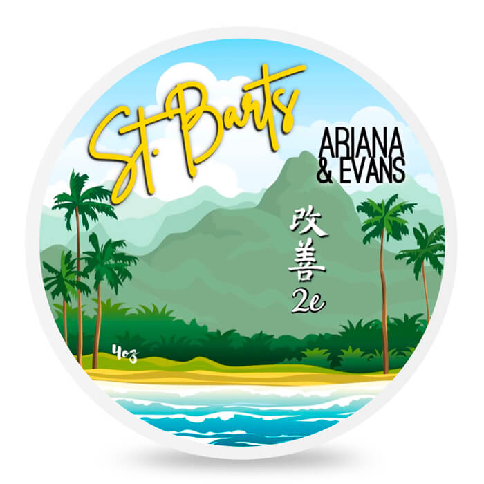 Ariana & Evans St. Barts Jabón de Afeitar 4 Oz