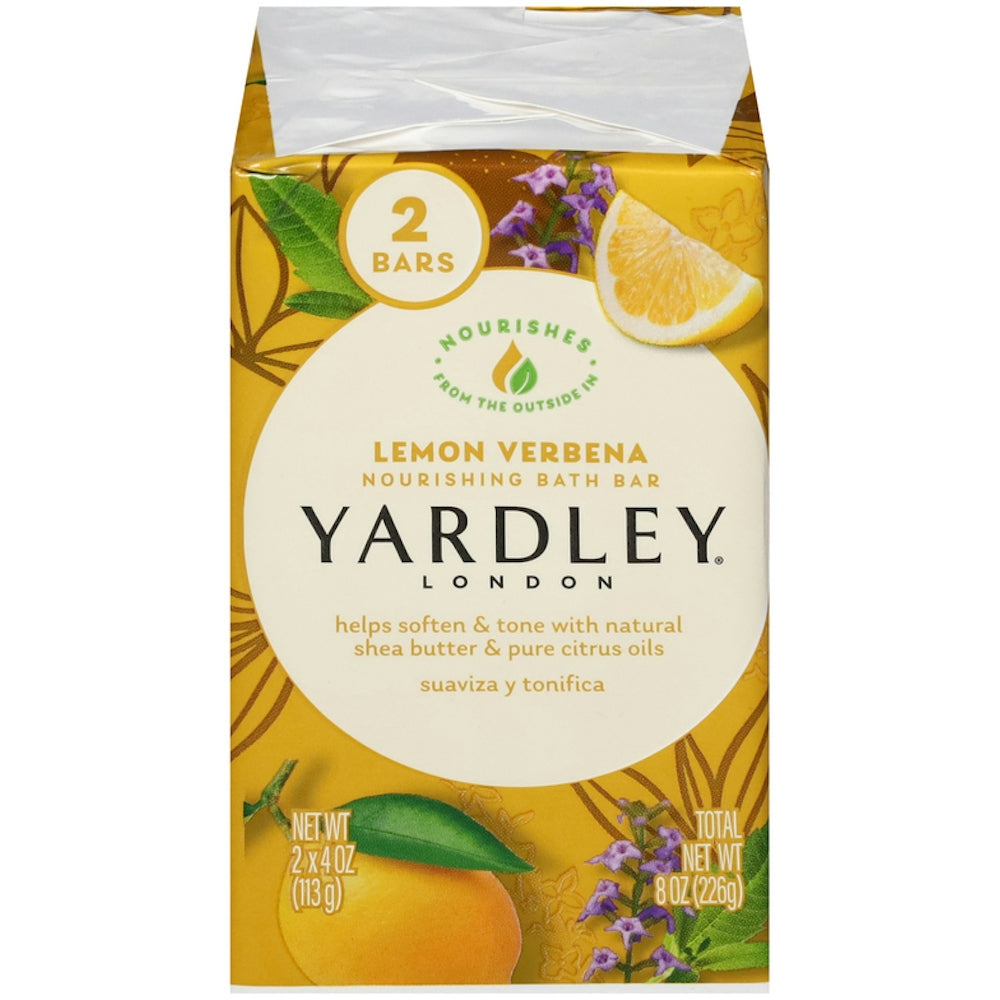 Jabón de Baño Hidratante Yardley Verbena de Limón - 2x4 Oz