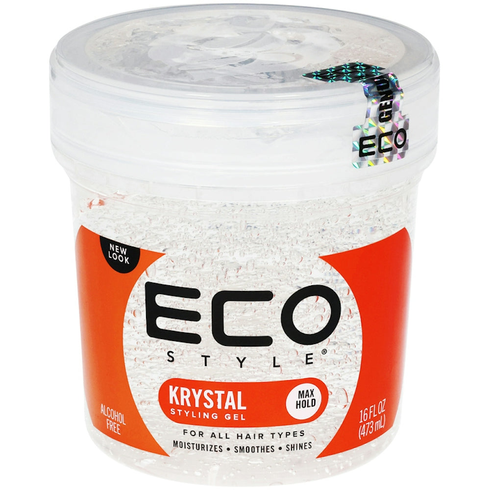 Eco Style Krystal Professional Styling Gel - Max Hold 16 Fl Oz
