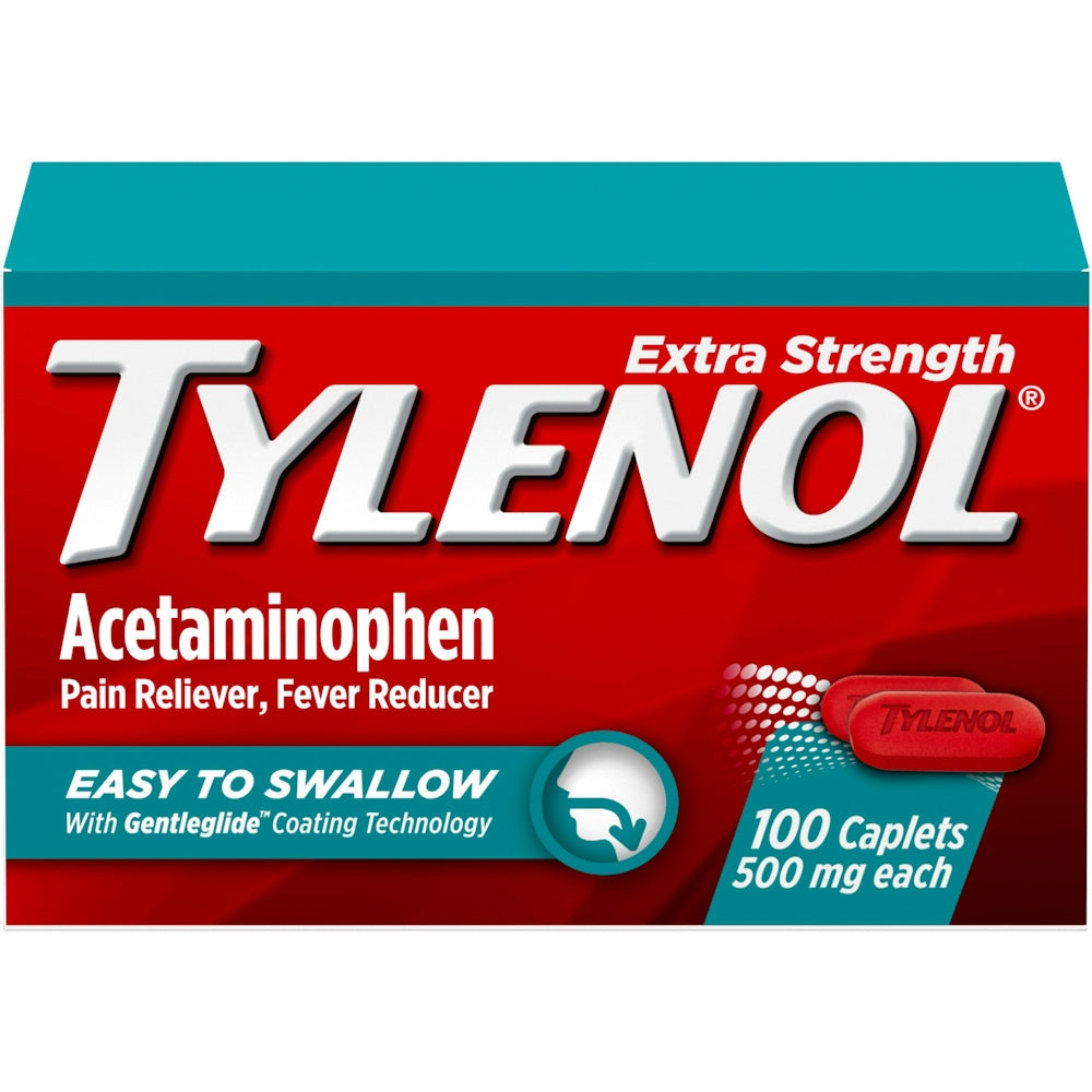 Tylenol Extra Strength Gels à Libération Rapide, 500mg Acétaminophène, 100 ct
