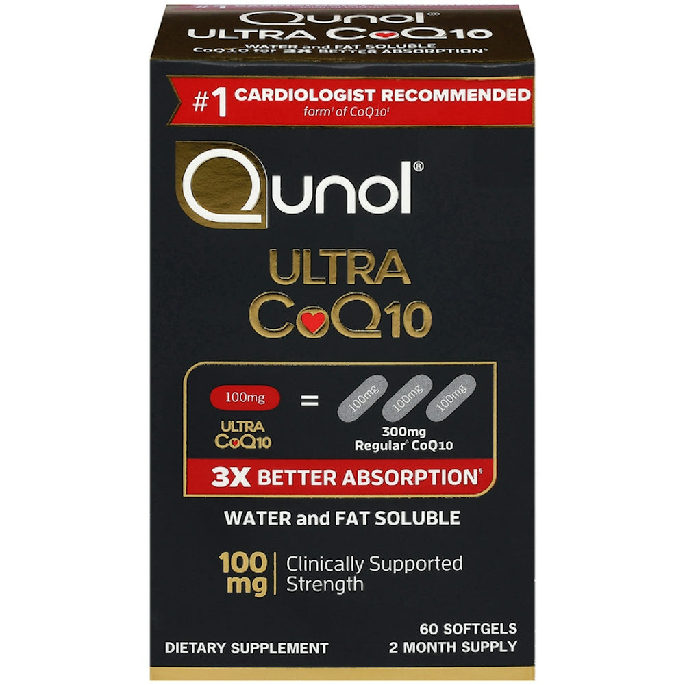 Qunol Ultra CoQ10 100mg Softgels - 60 Count
