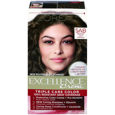 L'Oreal Paris Excellence 5AB Mocha Ash Brown Hair Color