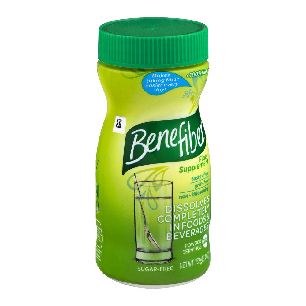 Benefiber Suplemento de Fibra Prebiótica en Polvo - 5.4 Oz