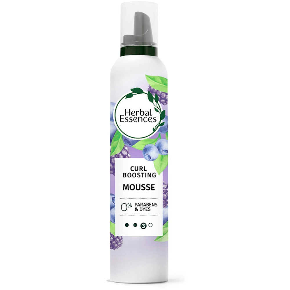 Mousse Aumentadora de Rizos Herbal Essences - Control de Frizz y Sujeción Duradera