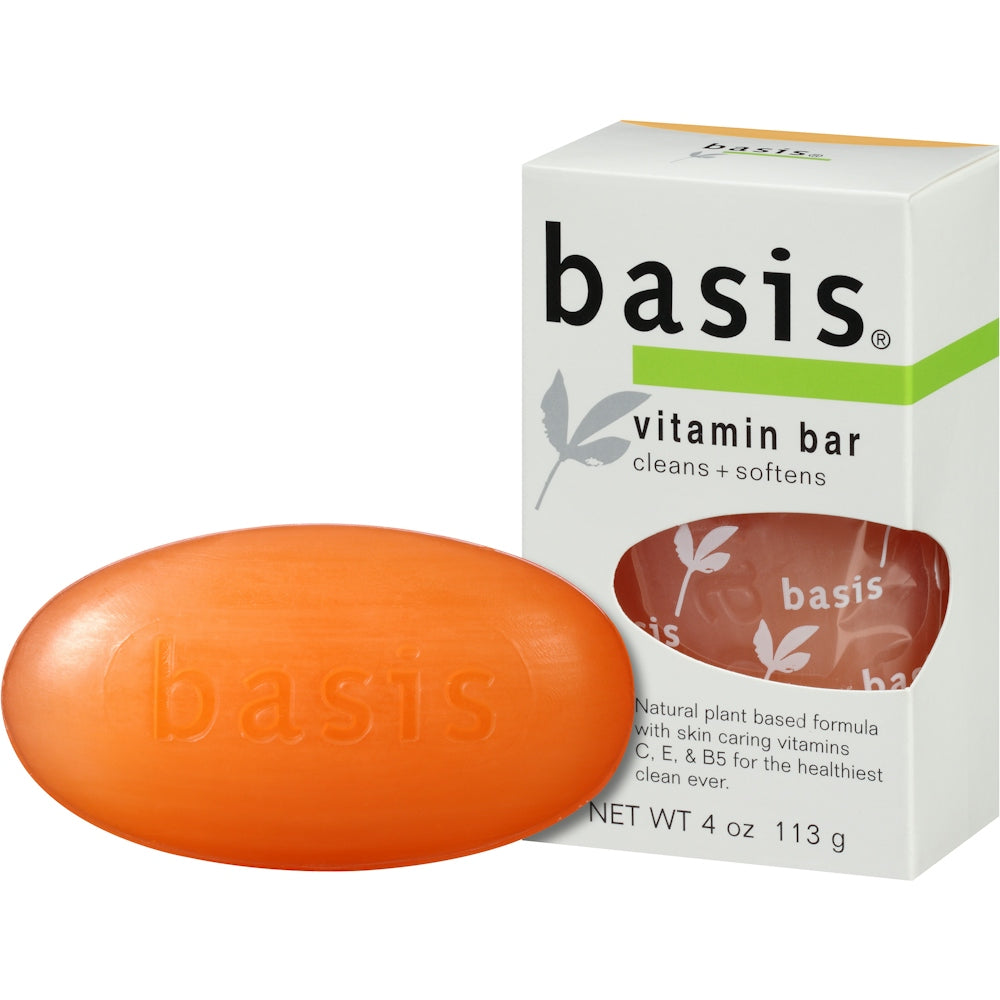 Basis Vitamin Bar Soap - 4 Oz. Box