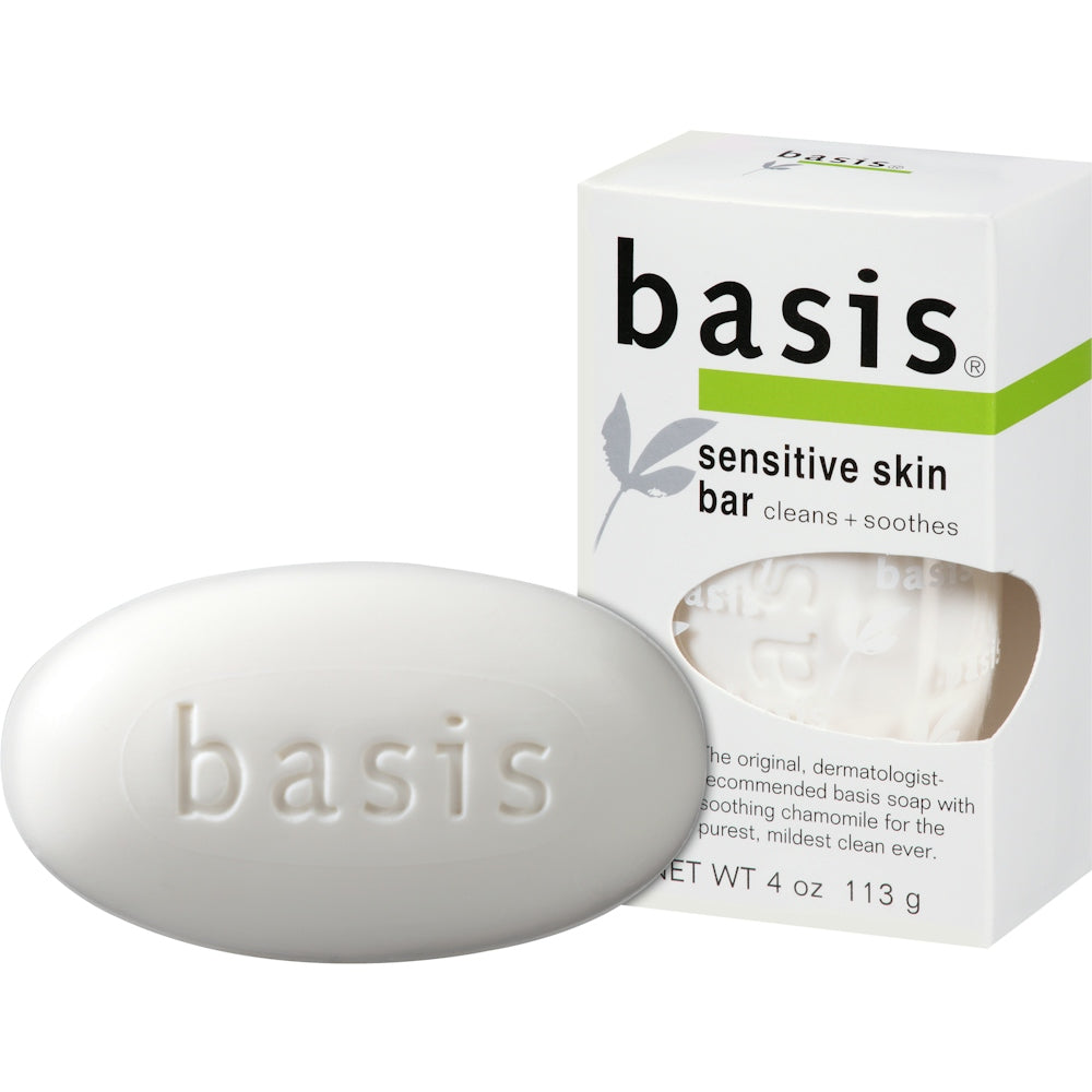 Basis Sensitive Skin Bar Soap - 4 Oz. Box