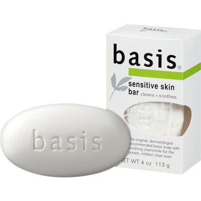 Savon Bar Basis Peau Sensible - Boîte de 4 Oz.
