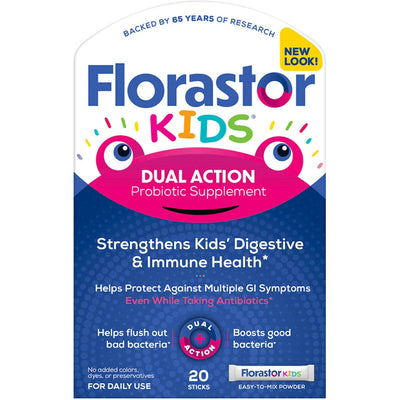 Paquetes de Suplemento Probiótico Diario Florastor Kids, 250 Mg