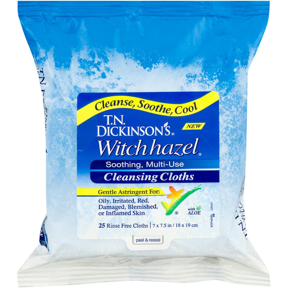 T.N. Dickinson’s 100% Natural Cleansing Cloths – 25 Count