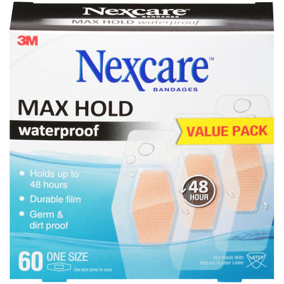Nexcare Max Hold Waterproof Bandages Value Pack