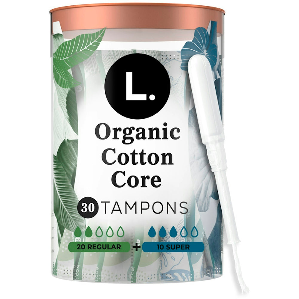L. Organic Cotton Tampons Multipack - Regular & Super Absorbency