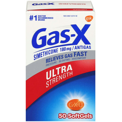 Gas-X Ultra Strength Softgels with Simethicone 180 mg