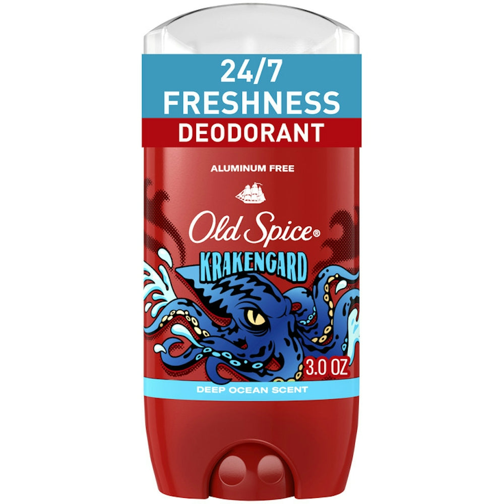 Déodorant Old Spice Wild Collection sans aluminium - Krakengard, 3,0 oz