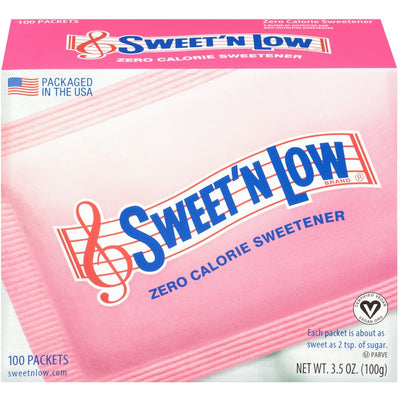 Sweet 'N Low Zero Calorie Sweetener - 100 Packets