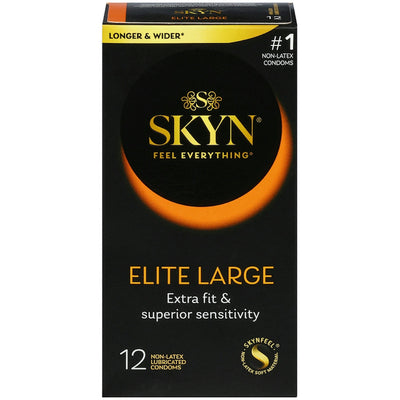 Condones Lubricados Skyn Elite Large Sin Látex