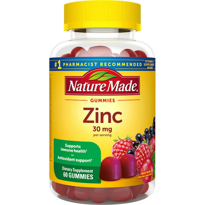 Premium Zinc Gummies - 30 mg, 60 Count