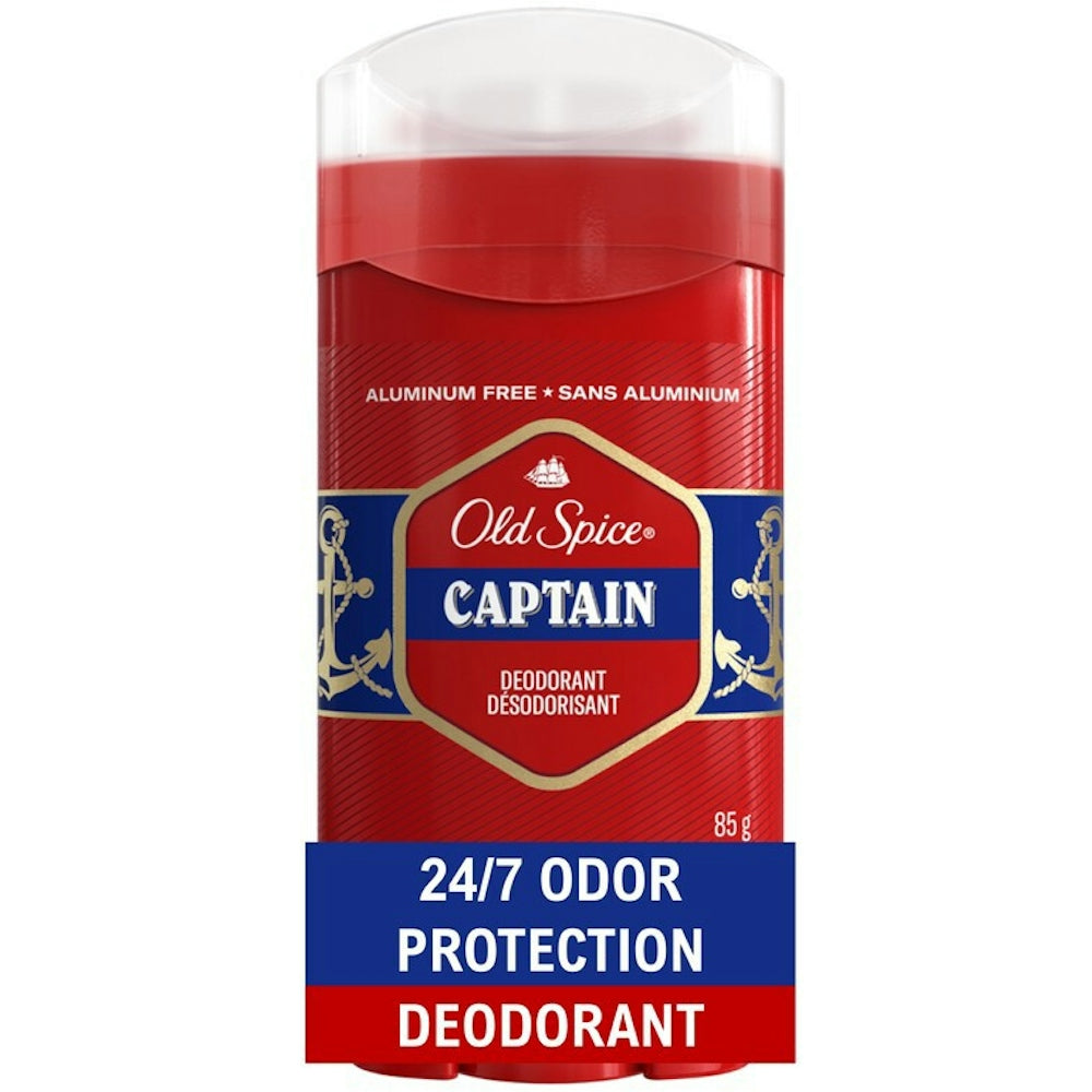 Old Spice Red Collection Captain Scent Deodorant for Men, 3.0 Oz