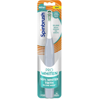 Spinbrush Powered Toothbrush with Soft Bristles