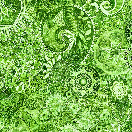 Tissu en coton large Moss Mystique Blender