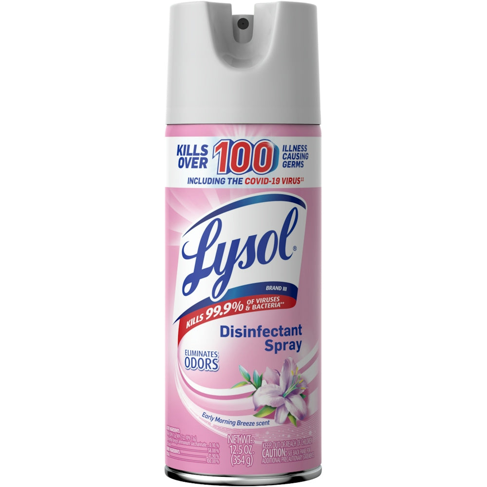 Lysol Disinfectant Spray, Early Morning Breeze – 12.5 oz