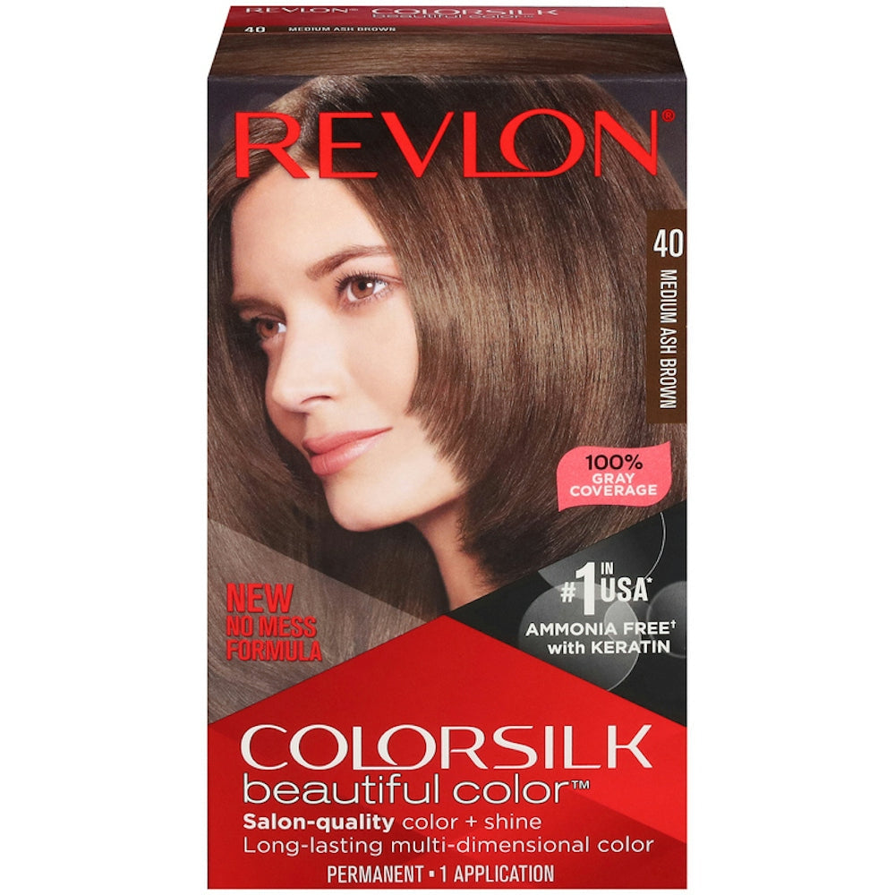 Revlon Colorsilk Couleur Permanente Beauté - Châtain Cendré Moyen