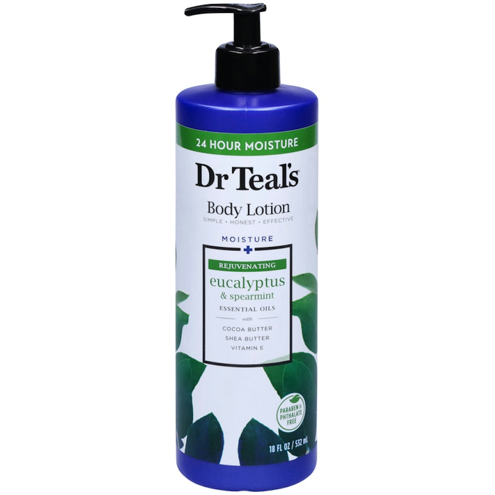 Loción Corporal Rejuvenecedora de Eucalipto y Supermenta de Dr Teal - 18 Fl Oz