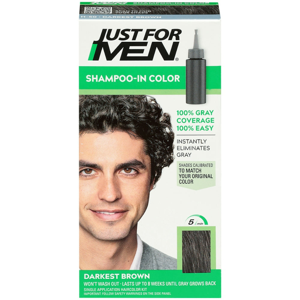 Just For Men Shampoo In Color, Marrón Oscuro H 50