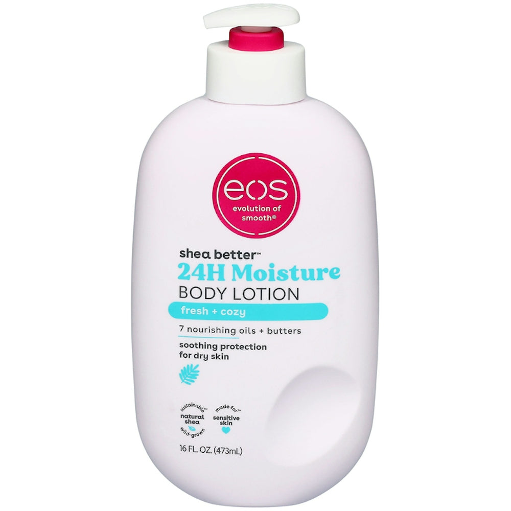 EOS Shea Better Body Lotion, Fresh + Cozy - 24H Moisture