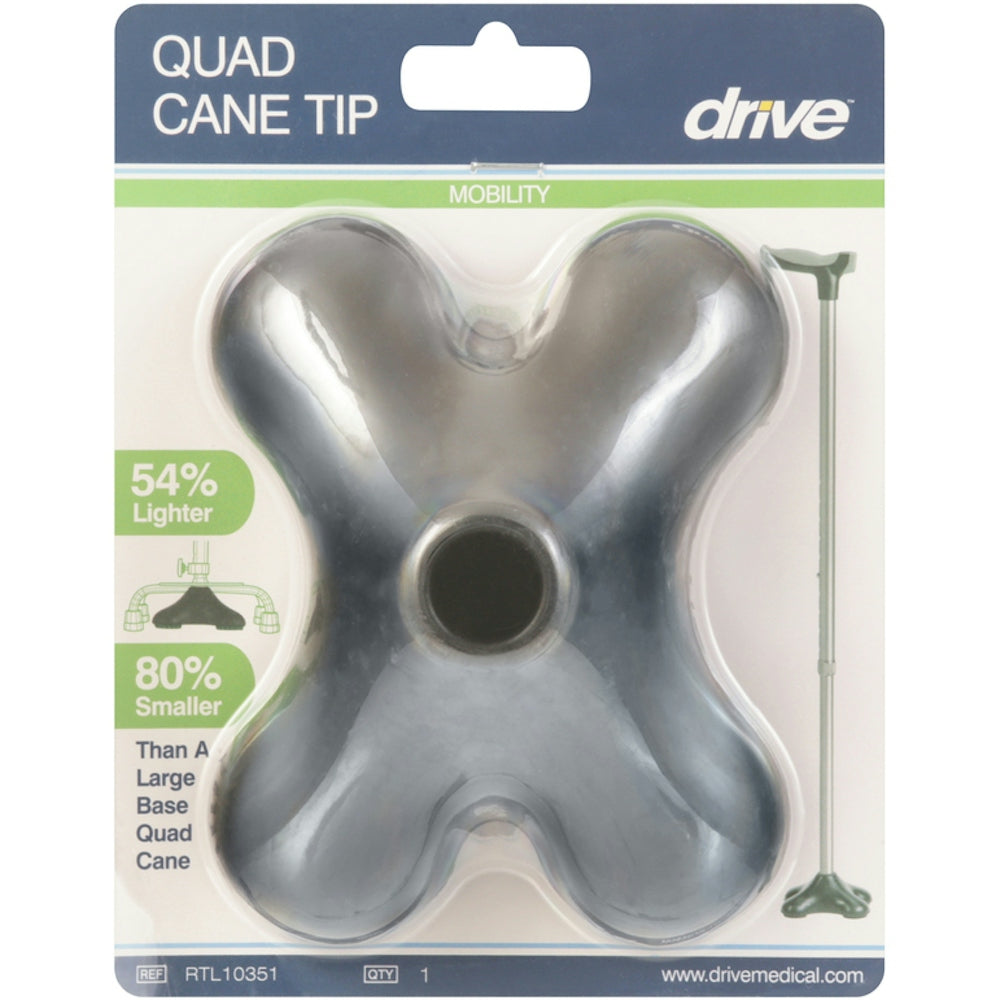 Drive Medical Quad Support Cane Tip - Black